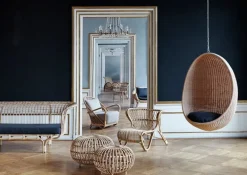 Sika-Design Franco Albini Exterior liten fotpall, naturell