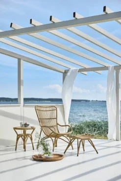 Sika-Design Monet Exterior fotpall, antikbehandlad