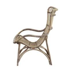 Sika-Design Monet fåtölj, taupe rotting