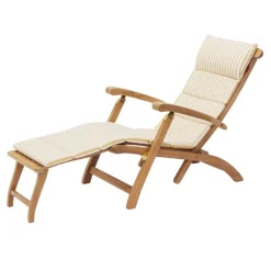 Skagerak Barriere dyna till däckstol, gyllengul rand