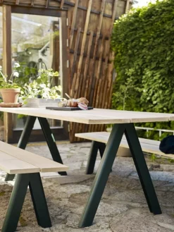 Skagerak Overlap bänk, grön bas