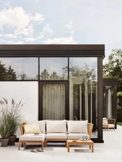 Skagerak Tradition fåtölj, teak - ljus sand