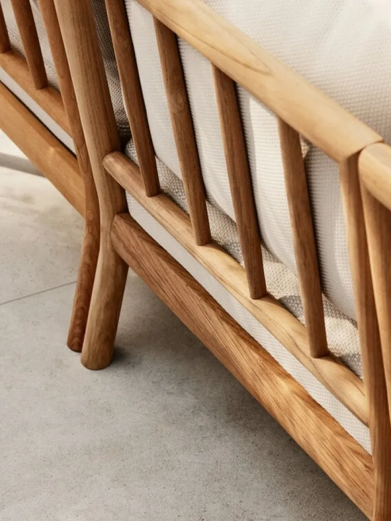 Skagerak Tradition fåtölj, teak - ljus sand