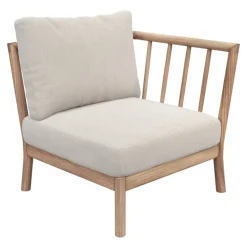 Skagerak Tradition ändmodul, teak - ljus sand