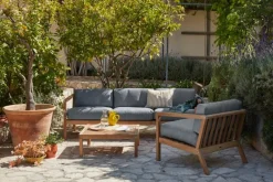 Skagerak Virkelyst stol, teak - askgrå