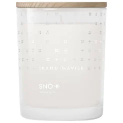 Skandinavisk Doftljus med lock, SNÖ, stort, specialutgåva