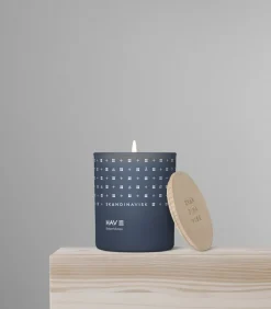 Skandinavisk HAV doftljus med lock, stort