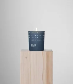 Skandinavisk HAV litet doftljus med lock