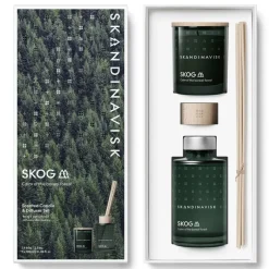 Skandinavisk Set med doftljus och doftstickor, SKOG