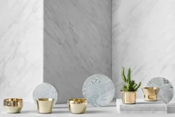 Skultuna Kin värmeljushållare, set med 5, mässing