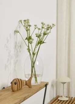 Spring Copenhagen Laine vas, oval, 20 cm, klar