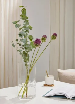 Spring Copenhagen Laine vas, cylinder, 25 cm, klar