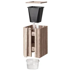 Squarely Copenhagen GrowSMALL blomkruka, obehandlad ek