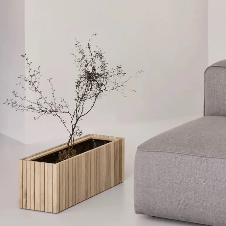 Squarely Copenhagen GrowWIDE odlingslåda, obehandlad ek