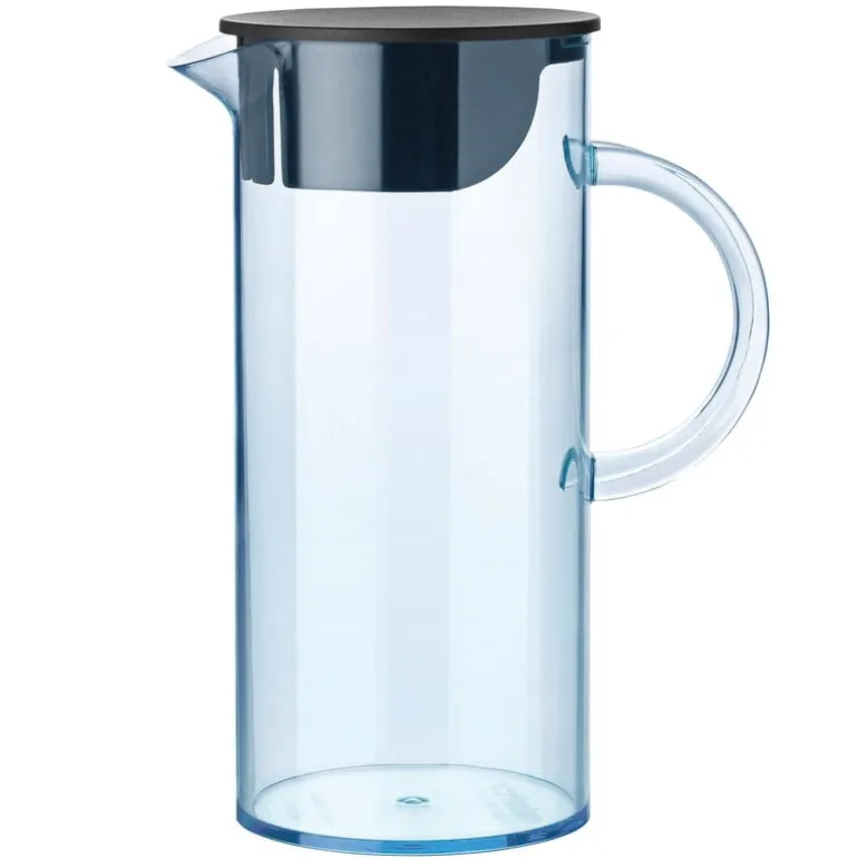 Stelton EM77 kanna med lock, 1,5 l, blå