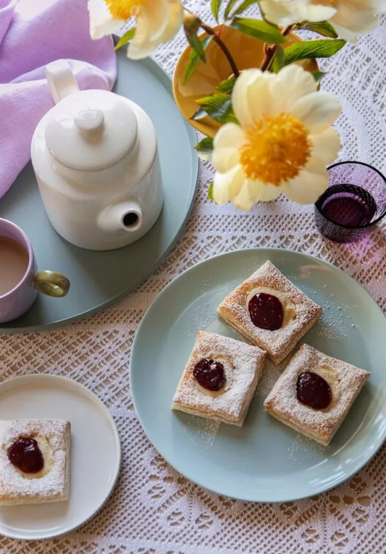 Stelton EM serveringsbricka, 40 cm, mattgrön