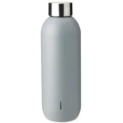 Stelton Keep Cool vattenflaska, 0,6 L, ljusgrå
