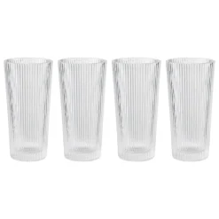 Stelton Pilastro höga dricksglas, 30 cl, 4 st, klar