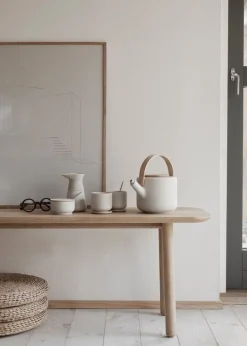 Stelton Theo tekopp med underlägg, sand