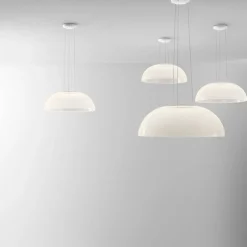 Stilnovo Demi pendel, 70 cm, fasad skärning, vit