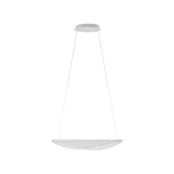 Stilnovo Diphy pendellampa, 76 cm, DALI, vit