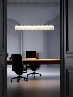 Stilnovo Honey pendel, 139 cm, vit