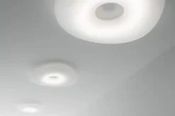 Stilnovo Mr. Magoo taklampa, 76 cm, vit