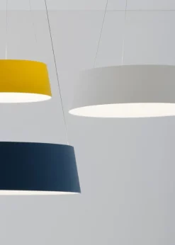 Stilnovo Oxygen pendellampa, 56 cm, vit