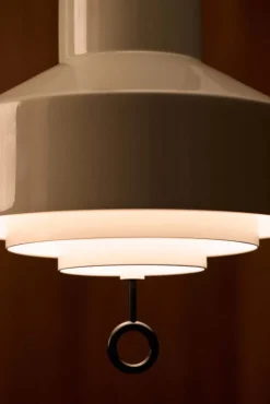 Stilnovo Saliscendi pendel, vit - grå