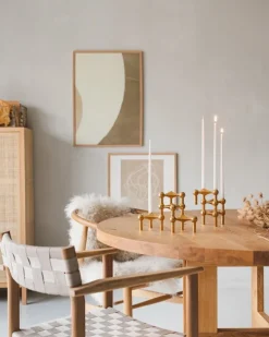 STOFF Copenhagen STOFF Nagel ljushållare, 3-pack, mässing