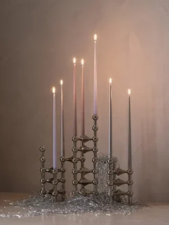 STOFF Copenhagen STOFF Nagel ljushållare, krom