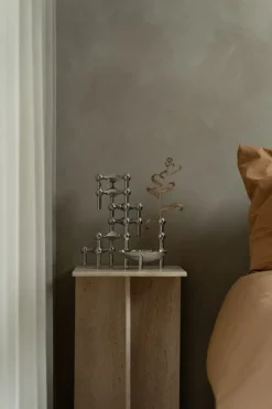 STOFF Copenhagen STOFF Nagel ljushållare, krom