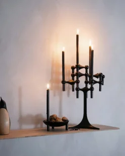 STOFF Copenhagen STOFF Nagel ljushållare, mattsvart