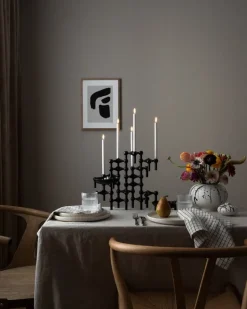 STOFF Copenhagen STOFF Nagel ljushållare, mattsvart