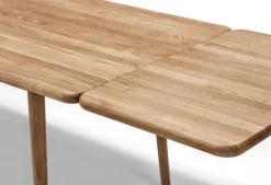 Stolab Miss Holly bord, 175 x 82 cm + 2 x 50 cm förlängningar, oljad ek