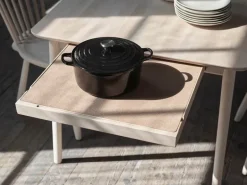 Stolab Prima Vista bord med tilläggsskiva, 50 cm, matt lackerad björk