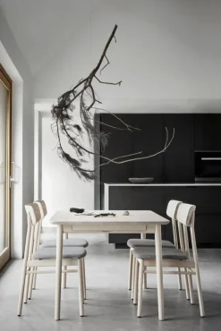 Stolab Prima Vista bord med tilläggsskiva, 50 cm, matt lackerad björk