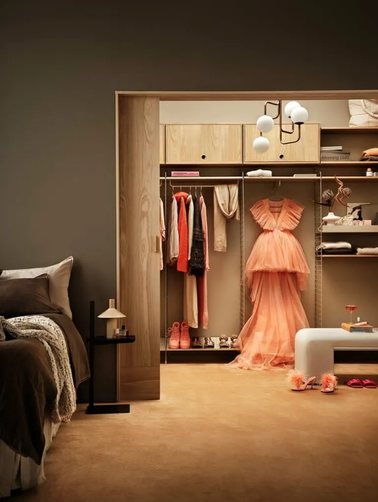 String Furniture Museum sidobord, dark brown