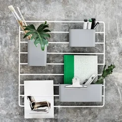 String Furniture String förvaring, 3-pack, svart