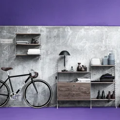 String Furniture String golvgavel 85 x 30 cm, 2-pack, grå