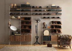 String Furniture String golvgavlar, 200 x 30 cm, 2-pack, vit