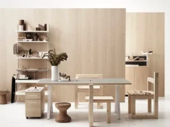 String Furniture String golvgavlar, 200 x 30 cm, 2-pack, vit