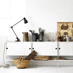 String Furniture String golvgavel 85 x 30 cm, 1-pack, vit