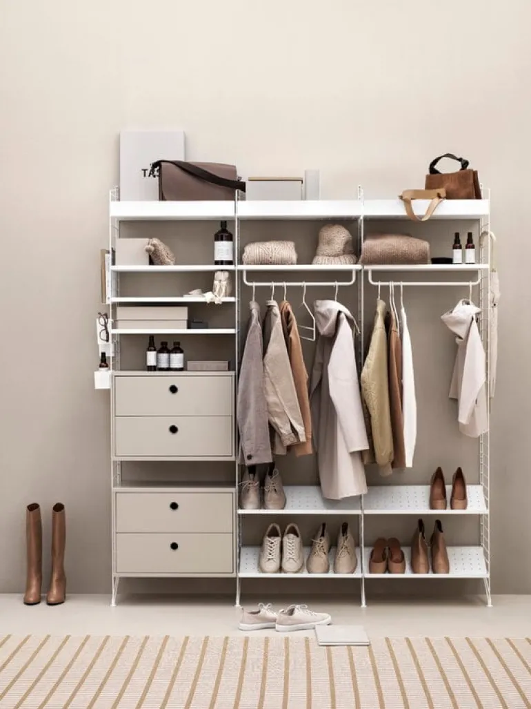 String Furniture String galgset, 4 st., vit