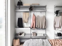 String Furniture String golvgavlar 200 x 30 cm, 2-pack, grå