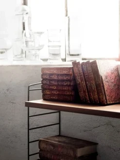 String Furniture String hylla 78 x 20 cm, 3-pack, valnöt