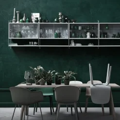 String Furniture String hylla 78 x 30 cm, 3-pack, grå