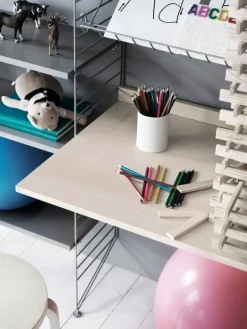 String Furniture String hylla 78 x 30 cm, 3-pack, grå