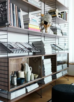 String Furniture String hylla, 58 x 30 cm, 3-pack, vit