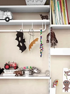 String Furniture String hylla, 78 x 30 cm, 3-pack, vit